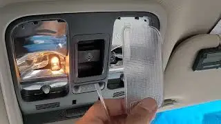 How To Remove/Replace 2007-2013 Acura MDX Dome Light.