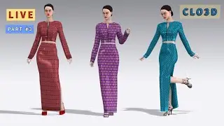 Basic of CLO 3D Make Cambodian Outfits Patterns in CLO 3D