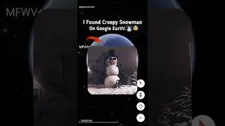 I Found Creepy Snowman in Real Life On Google Earth and Google Maps! 😰📍 