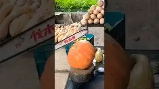 Cutting Giant Pumpkins For Pig Food #satisfying #funnymoments #asmrsounds