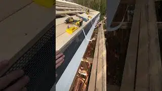 😍Крыша! Грамотный карнизный свес!
