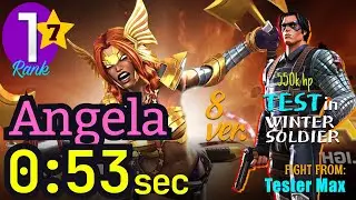 53 sec! ANGELA 7 Star Rank1 [Synergy: Odin, W.Magneto. No-boost] ver.8 Test in ROL #angela