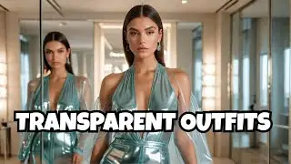 4K TRANSPARENT Try On Haul SHEER Outfits  Priscilla Try On Hauls