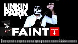 【LINKIN PARK】[ Faint ] cover by Masuka | LESSON | GUITAR TAB