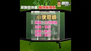 【生活瑣碎｜狼少製作】小便恩情｜尿泉街外垂 當冷氣機水(原曲：大地恩情)