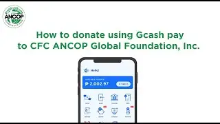 How to Donate to CFC ANCOP via GCASH?