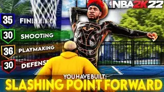 THIS SECRET POINT FORWARD BUILD GETS CONTACT DUNKS! BEST BUILD FOR NBA 2K22 CURRENT GEN!