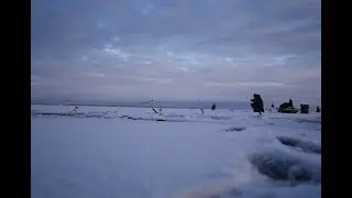 Ловля корюшки на финском заливе южная дамба 28.01.18