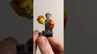 Начинаю делать огненный LEGO кастом Двуликого из фильма Темный рыцарь