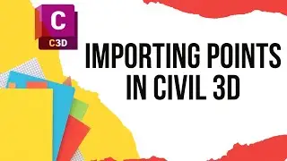 Importing points in civil 3d