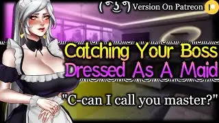 Walking In On Your Hot Boss Dressed As A French Maid [Tsundere] | Mature Woman ASMR Roleplay /F4A/