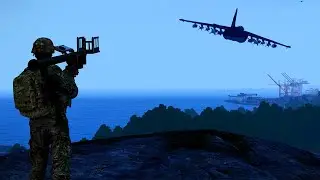 Su-25 Takes a Direct Hit from Stinger Missile | Russian Fighter Jet Shot Down | ARMA 3: Milsim