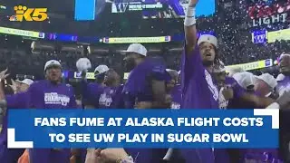 Fans fume at flight costs on Alaska to see UW play in Sugar Bowl