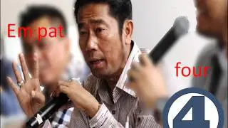 Learn basic counting in bahasa indonesia with famous Indonesian leader