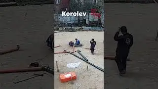 Подготовили подушку для плиты фундамента #фундамент