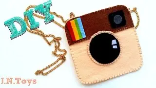 DIY сумка РЕТРО Instagram своими руками. ПЕРВОЕ ВИДЕО на канале и испанский стыд...