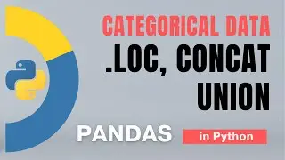 #37 Pandas: Categorical data - 5: loc, concat, union, codes in Python - 23 | Tutorial