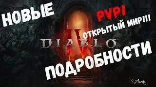 Новые подробности Diablo IV! Мультиплеер и открытый мир!