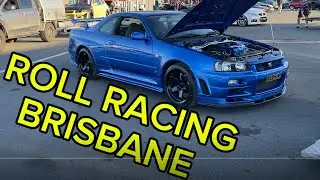 Roll Racing Brisbane #rollracing #dragrace #gtr