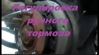Ремонт и регулировка ручного тормоза на исузу форвард