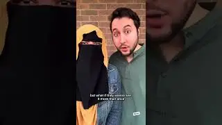 Muslim women can NOT show hair to this person! #shorts