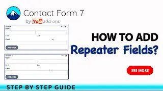 How To Add Repeater Fields To Your Contact form 7 ?