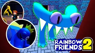 QUE PASA SI ATRAPAMOS A CYAN?? 😱😱 | RAINBOW FRIENDS 2 ROBLOX