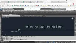 HawsEDC Simple Curve Data Tables for AutoCAD - Tutorial