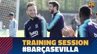 Return to training with Rakitic