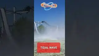 TIDAL WAVE RIDE - THORPE PARK 😲🌊 