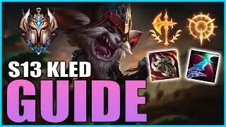 The ULTIMATE Guide For Season 13 Kled Runes/Items! Challenger Kled Guide! l Feedaboi