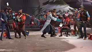 Бои на снегу с помощью конфет / Team Fortress 2 Smissmas 2023