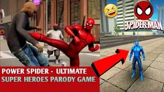 PARODY SPIDERMAN DI ANDROID | NGAKAK!!! | POWER SPIDER - ULTIMATE SUPERHERO PARODY PART 1