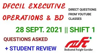 dfccil exam analysis 2021 | dfccil exam review today | dfccil executive operations and BD analysis