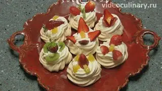 Безе с клубникой - Рецепт Бабушки Эммы