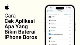 Cara Cek Aplikasi Apa Yang Bikin Baterai iPhone Kita Boros