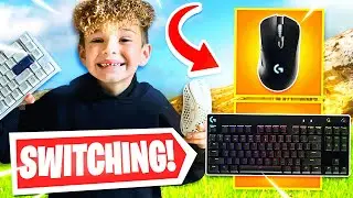 7 Year Old Switching From Controller to Keyboard and Mouse for WARZONE