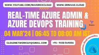 New Azure & AzDevOps Batch from 04 MAR24 6:45 to 8:00 AM IST | AZ-104/305/400 | Terraform in English