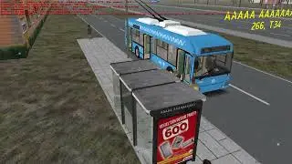 OMSI 2 - Москва Восток - Маршрут 34 на троллейбусе СВАРЗ-6235.01 2010 года МСК часть 2