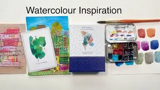 Painting and Swatching With Watercolours.