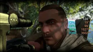 GeForce GTX 1060 6GB -- AMD Ryzen 5 2600 -- Sniper Elite 3 Benchmark