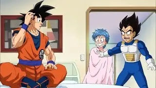 Goku in Bulma Bedroom Causing an Awkward Situation English Dub