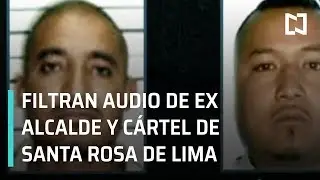 Filtran audio del Cártel de Santa Rosa de Lima y Ex Alcalde - En Punto con Denise Maerker