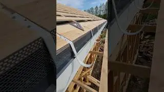 😍лучшие решение! Водосток на тёплой крыше!