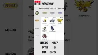 /r/Stunfisk's PokeDoku in a Minute (2023-10-23) 🗿🔩🌪️ / ⚡8️⃣5️⃣