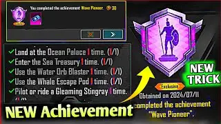 Easyway To Complete New [Wave Pioneer]Achievement in BGMI | Get +30 Achievement Points, TEAM HARSHIT