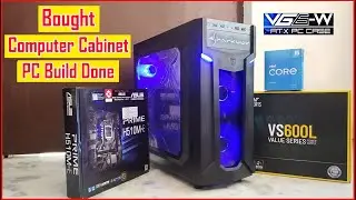 Sharkoon VG6-W Mini Tower PC Computer Case Unboxing & Build.