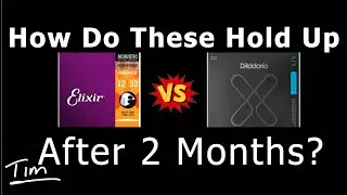 D'Addario XT vs Elixir Nanoweb - New vs Old Guitar String Comparisons
