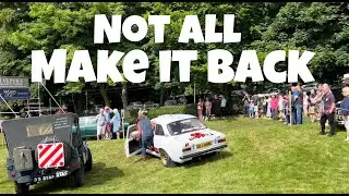 140 CLASSIC CARS driving off from Barnard Castle!