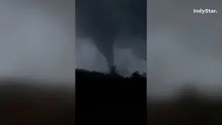 Tornado caught on camera in Indiana, storm damage seen in Hoosier state and neighboring Ohio
